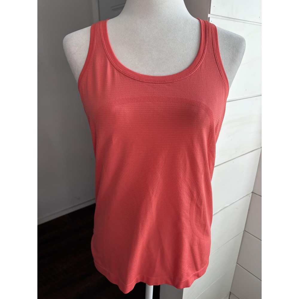 Lululemon Tank Top Womens 8 Pink Swiftly Tech Racerback Seamless‎ Running Active